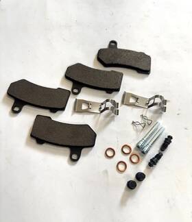 Rcp230975 Rivercity Brake Pad Kit For Harley Fl Models 2008 - Up Replaces Hd 42849-08