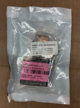Royal Enfield Rab00083/za 18-25 Interceptor Continental Gt 650 Rear Brake Pad