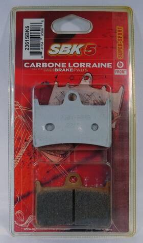 2361 Sbk Carbone Loraine 841754008986 Sbk5 Brake Pads For Yamaha R1 1998-2001