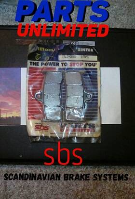 1722-0040 Sbs Parts Unlimited Oem Sinter Brake Pads Buell H-d Kawasaki