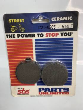 514hf Sbs Street Ceramic Organic Brake Pads 76-79 Kawasaki Kz 650 750 900 1000 See Fit