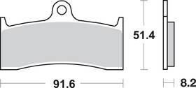 676h.ct Sbs Carbon Tech Brake Pads - Buell