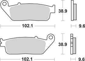 700hs Sbs Hs Sintered Brake Pads