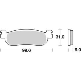 728hf Sbs Ceramic Brake Pads For Street