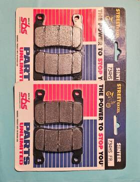 734hs Sbs 2x - Sintered Brake Pads See Fitment Listing Inch Nos Good Condition