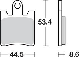 740hs Sbs Hs Sintered Brake Pads 740hs Sbs Hs Sintered Brake Pads