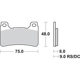 809hs Sbs Hs Brake Pads For Honda -
