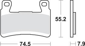 894hs Sbs Hs Sintered Brake Pads #894hs