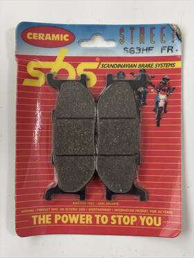 S63hf-fr Sbs Scandinavian Brake Systems Ceramic Pads S63hf Fr