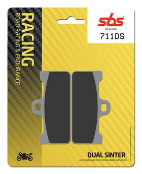 711ds-1 Sbs / Wrp Brake Pads Dual Sinter Inch Racing 711 Ds - Front 2/pc