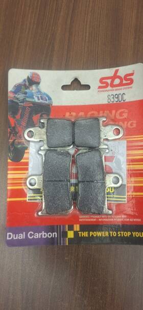01629839 Scandinavian Brake Systems 839dc Sbs Racing Dual Carbon Front Pads 2007- R1 Fa442 Vd-277 Galfer 365