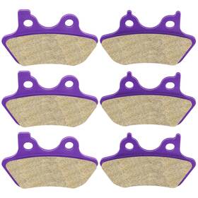 991324-5206-1409149503 Scitoo Carbon Fiber Brake Pads Fit For 00-03 Dyna 00-05 Glide 00-07 Road