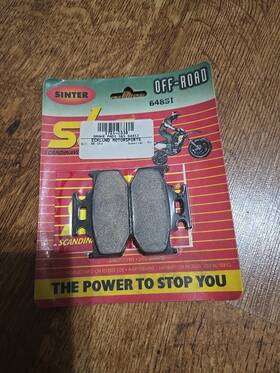 1721-0338 Sinter Brake Pads Sbs 648si Rear Kawasaki Suzuki Yamaha