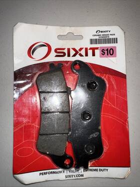 1016202610 Sixity Ceramic Brake Pads 06-10 Honda Gl1800 Gold Wing