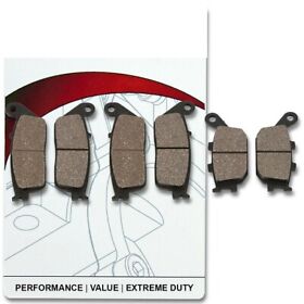 43243 Sixity Front Rear Ceramic Brake Pads 1999-2000 Honda Cbr600f F4 Set Full Kit