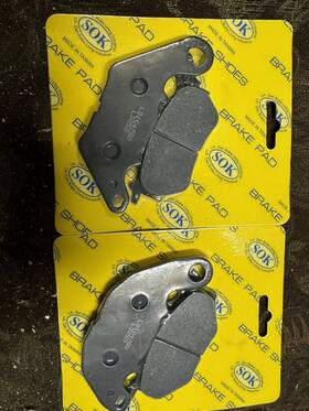 Ld164788 Sok Ld252 Ld253 Lih Dan Front And Rear Brake Pads Set 2015-20 Yamaha Mt03