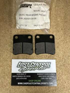 A00499-04-00 Ssr Front Brake Pad Set Tr110/tr125bw/tr140/tr140bw/tr160/tr170/tx160/tx170