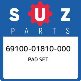 69100-01810-000 Suzuki 69100-01810 Oem Brake Pad Set Front/rear