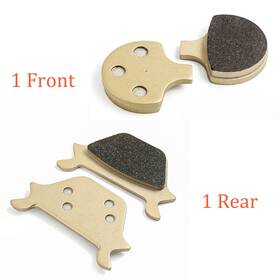 Tarazon Mbpfa094200-tarazoncaus-1125 Front Rear Brake Pads For Harley-davidson Softail Fxst 1987-1999 88 89 90 91 92