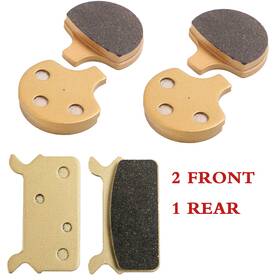 Mbpfa0942201-motous-1210 Tarazon F R Brake Pads For Harley Flhtcu Electra Glide Ultra Classic 1989-1997 1990 1991
