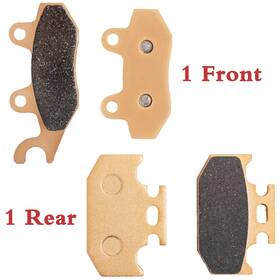 Mbpfa135152-rcbyus-0609 Tarazon Front And Rear Brake Pads For Yamaha Yz125 Yz250 1990-1997 Competition 97