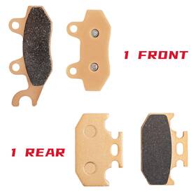 Mbpfa135152-rcbyus-1210 Tarazon Front Rear Brake Pads For Suzuki Dr 350 S 1990-1995 Dr350 Se 1996 1997 Fa152
