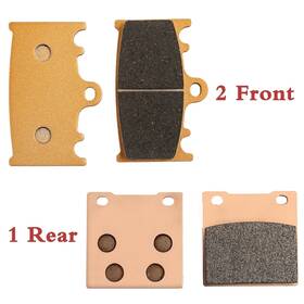 Tarazon Mbpfa1582063 Front Rear Brake Pads For Suzuki Gsxr600 1997-2003 Gsxr750 2000-2003 2001 2002