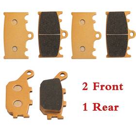 Mbpfa1582174-smad-0527 Tarazon Front Rear Brake Pads For Suzuki Sv 1000 1000s 2003-2007 2005 2006 Fa158 Fa174