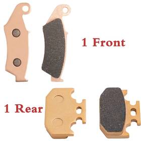 Mbpfa185152-efb02-0709 Tarazon Front Rear Brake Pads For Suzuki Dr650se 1996-2016 2014 13 Dr650 Se Fa185 Fa152