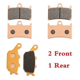 Mbpfa2522174 Tarazon 2007-2009 Fz6 2003-2004 Yzf 600 Front And Rear Brake Pads For Yamaha Fa252 Fa174