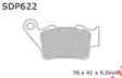Sdp622 Te125 Brake Husqvarna Pro-mx Pads Rear 2012 Sdp Dp