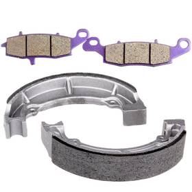 Th991651e01 The-one-fp For 2000 2001 Kawasaki W650 Ej 650 A2/a3/a4 Front Brake Shoes Rear Pads