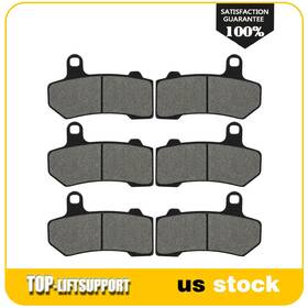 Ad84442901v Top-liftsupport For Harley 08-12 Flhtc Electra Glide Front Rear Fa409 Carbon Fiber Brake Pads