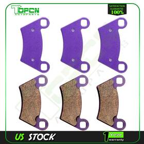 Ta836025atps Topcn-autoparts Fits 2006-2009 2011-12 Polaris 4x4 Efi Ranger 500 3 Pair Brake Pads Replacement
