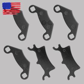 Topgearsltd 710422172437 Front And Rear Brake Pads For Polaris Sportsman 400 450 500 600 700 800