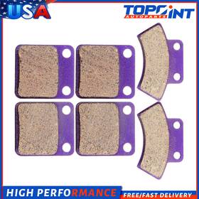 To991221p01 Topoint-autoparts For Yamaha Yfm400f 4x4 Big Bear 400 Carbon Fiber Brake Pads Front And Rear