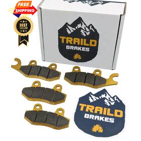 Traild Kawtrx08212 Ceramic Brake Pad Set Fits Kawasaki Teryx Teryx4 750 800 2008-2024