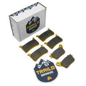 Pkc2589 Traild Honda Cbr600r/cbr1000r 2018-2026 Ceramic Brake Pad Set Front And Rear