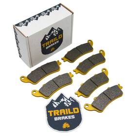 Pkc9783 Traild Honda Cbr1100xx Blackbird 1997-2003 Ceramic Brake Pad Set Front And Rear