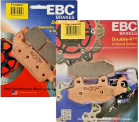 Fa214 Triumph Fa196 Fa214/2 2 Sets Ebc Premium Organic Front Rear Brake Pads