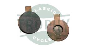 Trophy Classic Cycles Tcc-06-1894-t 06-1894 T- Norton 750 850 Commando Front / Rear Brake Pad Set Emgo