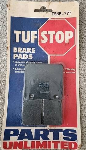 Tsrp-777 Tufstop Tuf Stop Brake Pads Tsrpb- 777