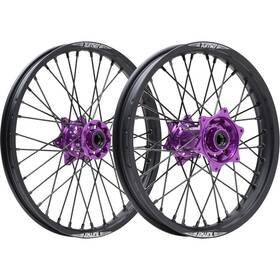 H711f21-h612r19-pur Turner Performance Products Titan Complete Front And Rear Wheel Set Le - Purple