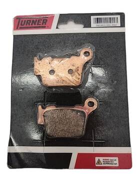 Tnp1wv3-x001-y025 Turner Sintered Rear Brake Pads Copper