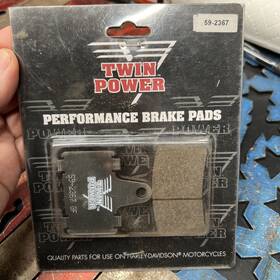 Hd6024a-ak Twin Power 592367 Organic Brake Pads Harley Davidson - Rear 59-2367