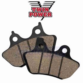 Twin Power Mn/22qj Front Organic Brake Pads For 2000-2003 Harley Davidson Xl1200c Yv
