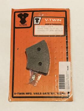 23-0645 V-twin Manufacturing Semi-metallic Disc Brake Pad Set Fits Harley Davidson