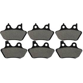 Va844432p01 Vap-autoparts Front Rear Performance Carbon Fiber Brake Pads For Harley Davidson 3 Sets