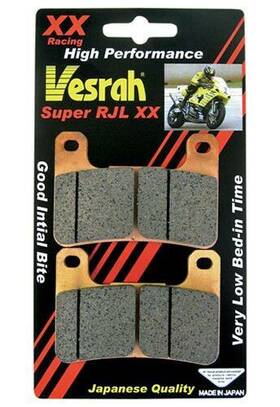 355xx Vesrah 76576 Brake Pads Sintered Kaw Zx4 Zx10r 08-15 Gsxr600 750 1k 04-10 1 Pr