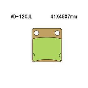 Orve-ah465741-lx Vesrah Sintered Metal Brake Pads Front Fits Suzuki Dr250se 1993-2013